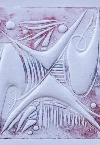 Formas Geometrizadas I, gravura de Vera Lucia Pereira